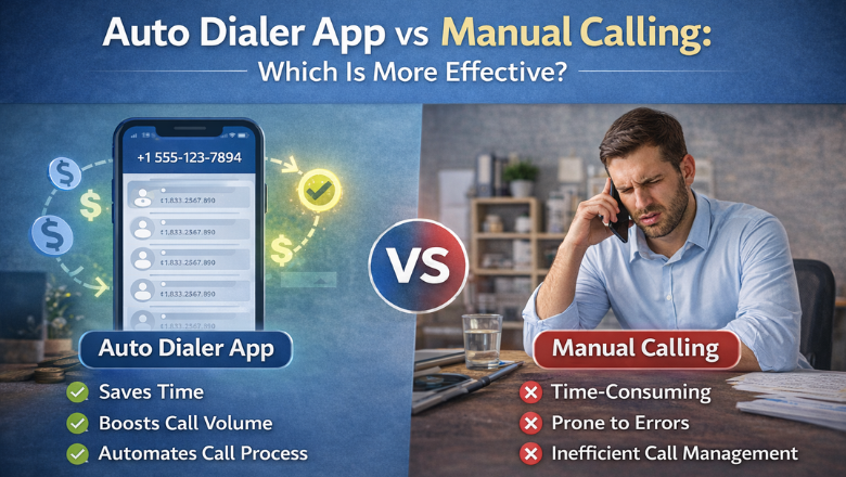 Auto Dialer App vs Manual Calling: Which Is More Effective? 