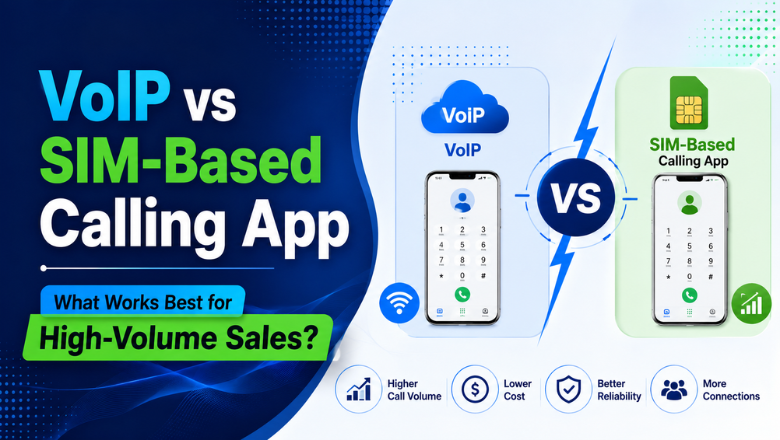 VoIP and SIM-Based Calling App: What Works Best for High-Volume Sales?