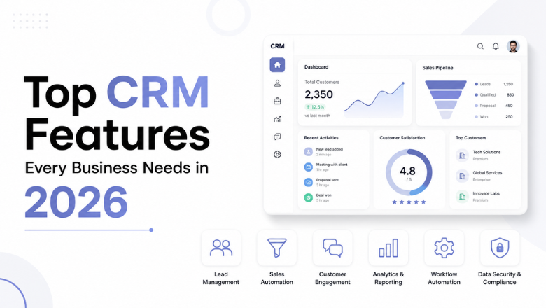 Top CRM Features Every Business Needs in 2026